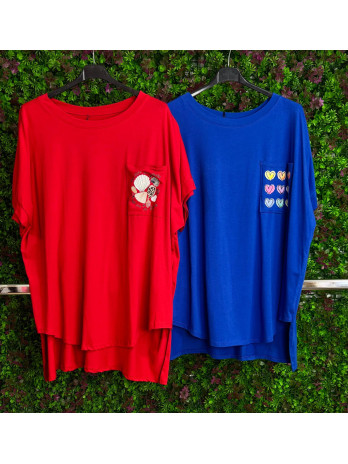 Camiseta Bolsillo Algodón