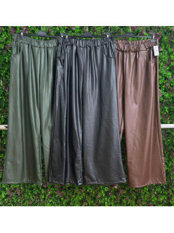 Pantalón Polipiel Ancho